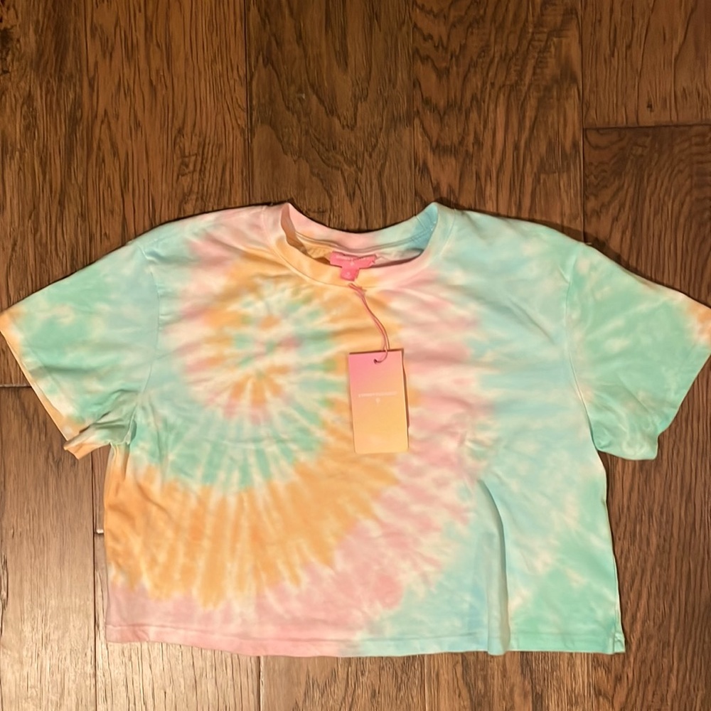 Stoney Clover x Target Tie Dye Crop T Shirt Sizes S, M, L